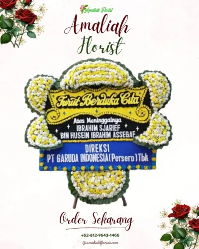 Papan Bunga Duka di Ngempon