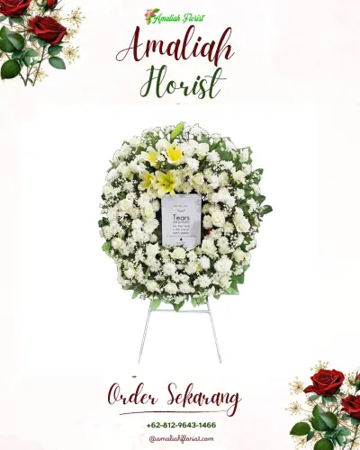 Krans Bunga Duka Cita di Ngempon